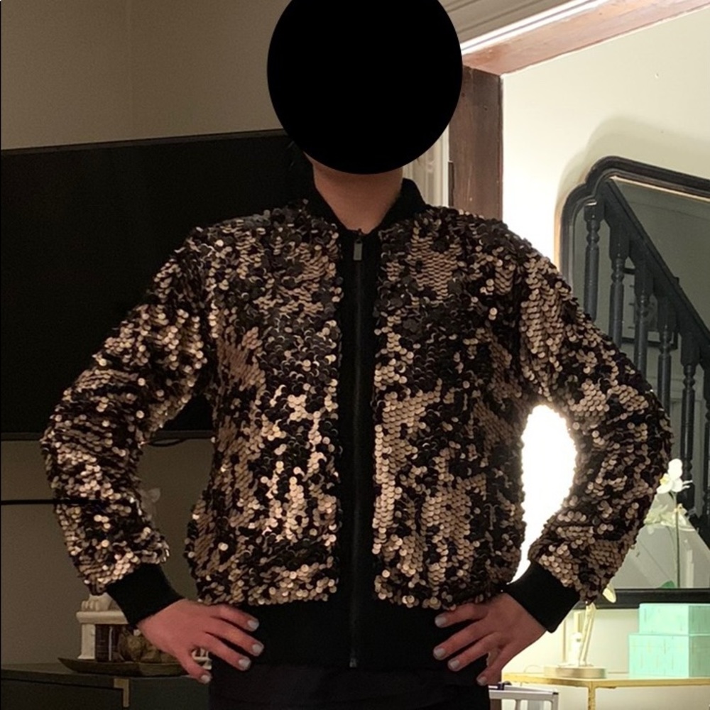 Silence And Noise Matte Sequin Jacket From Urban - image 3